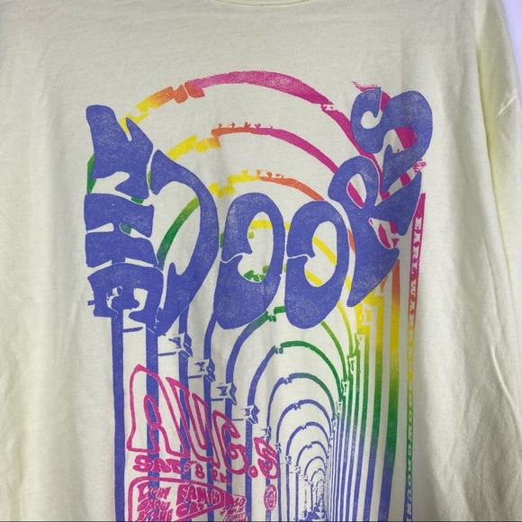 FREE PEOPLE NWOT Daydreamer The Doors 1967 Long Sleeve Oversized Band Tee - Picture 4 of 7